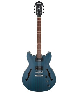 Ibanez AS53-TBF Semi-hollowbody Electric Guitar - Transparent Blue Flat Color